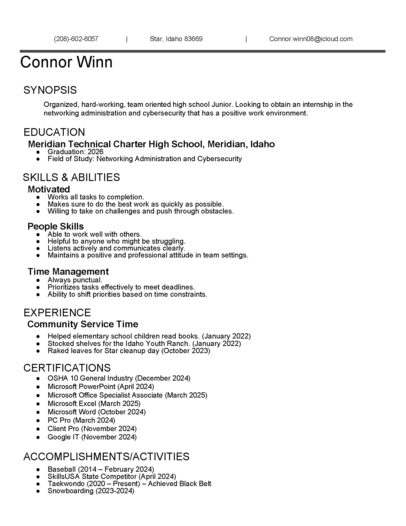Resume Preview
